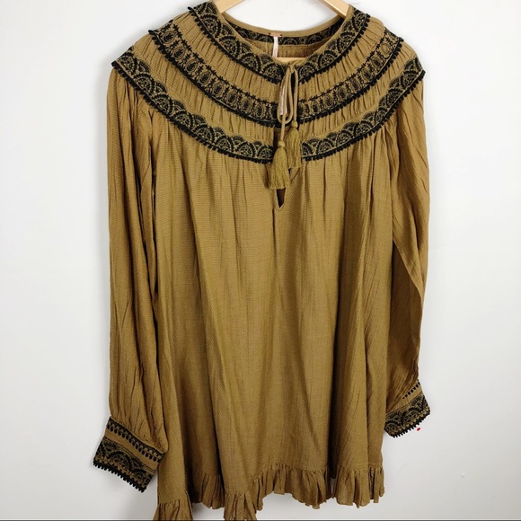Free People Erin Embroidered Long Sleeve Dress - Picture 9 of 16